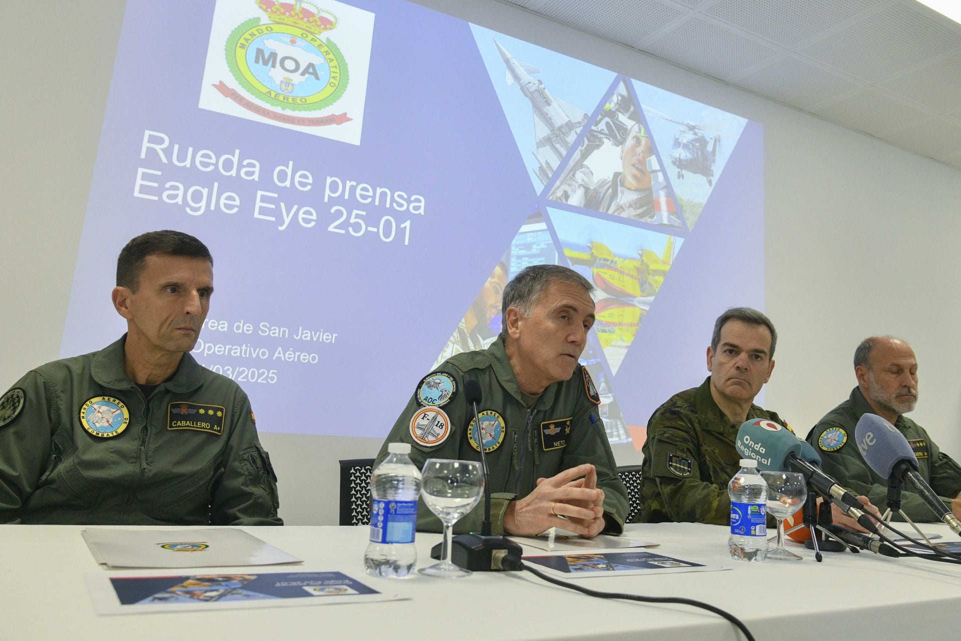 El inicio de la prueba de defensa aérea &#039;Eagle Eye&#039;, en imágenes