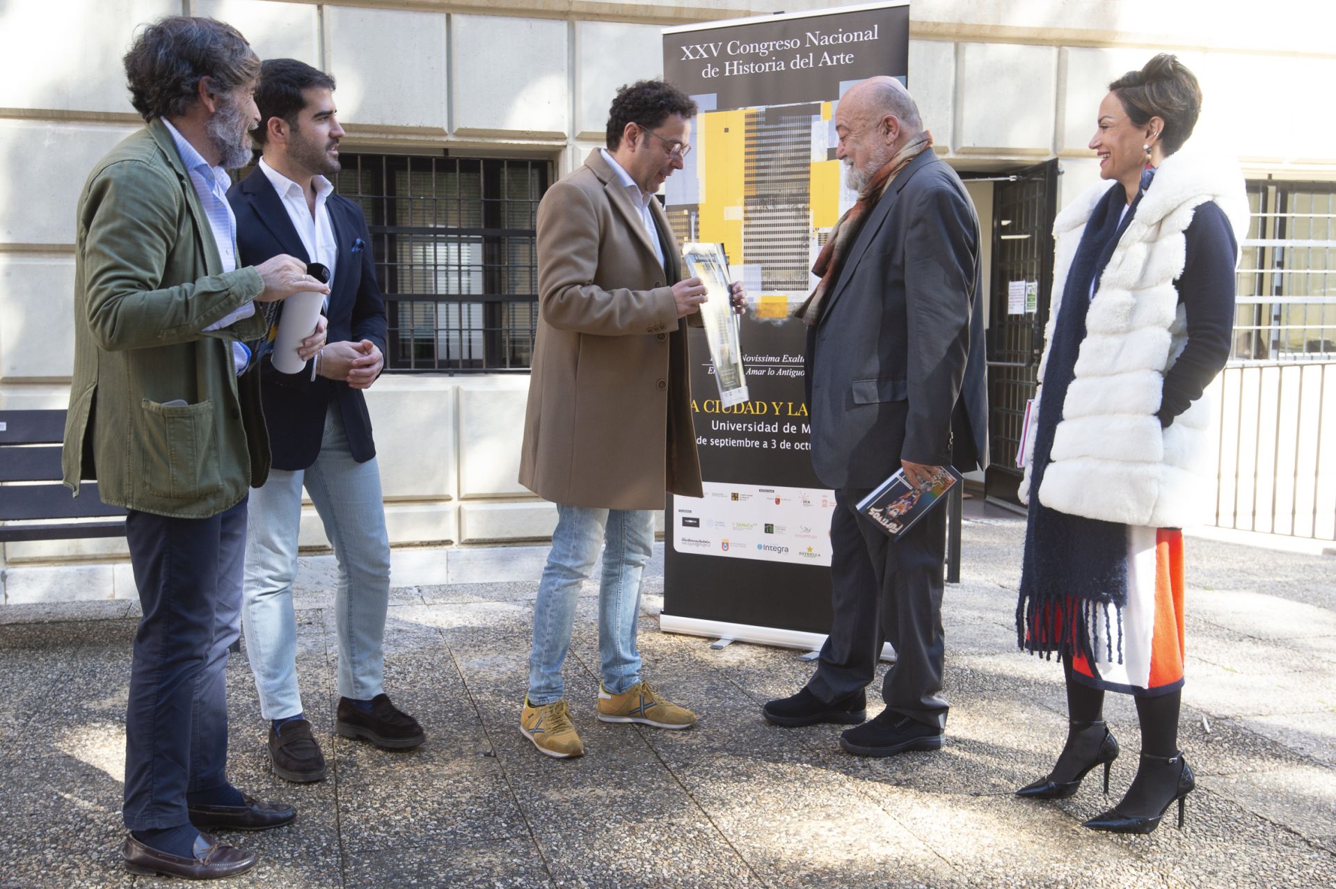 La presentación del Congreso Nacional de Historia del Arte de Murcia, en imágenes