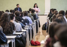 Alumnos de un instituto, en una imagen de archivo.