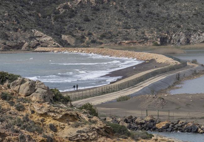 El estado actual de la bahía de Portmán.