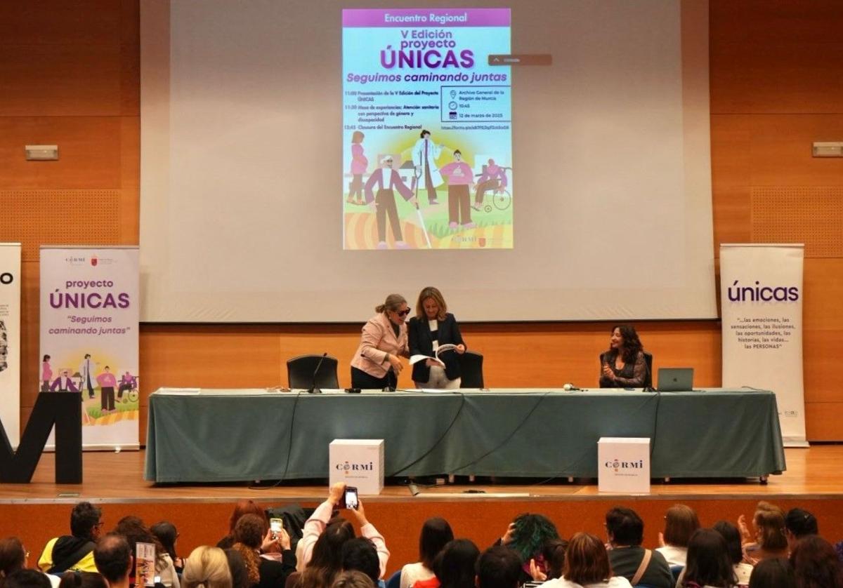 La jornada de presentación del proyecto 'Únicas' de este miércoles.