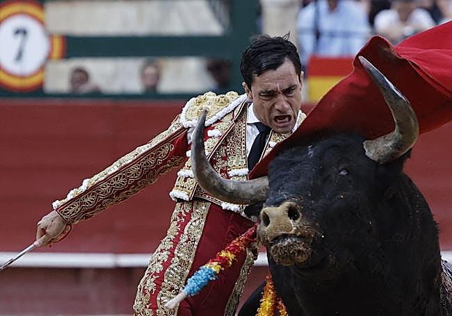 Paco Ureña, en la Feria de julio de Valencia, en 2024.