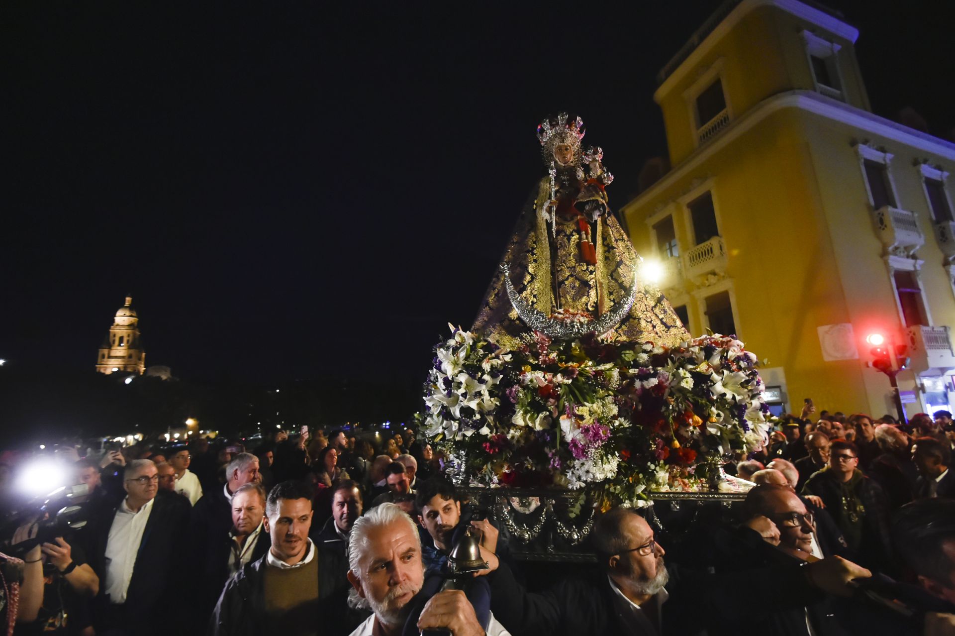 La bajada de la Virgen de la Fuensanta, en imágenes