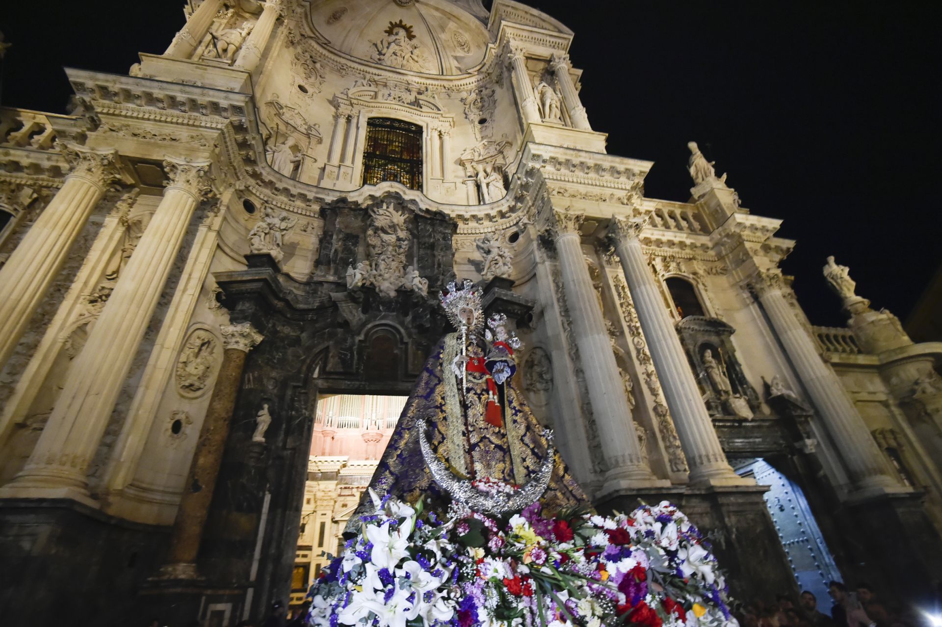 La bajada de la Virgen de la Fuensanta, en imágenes
