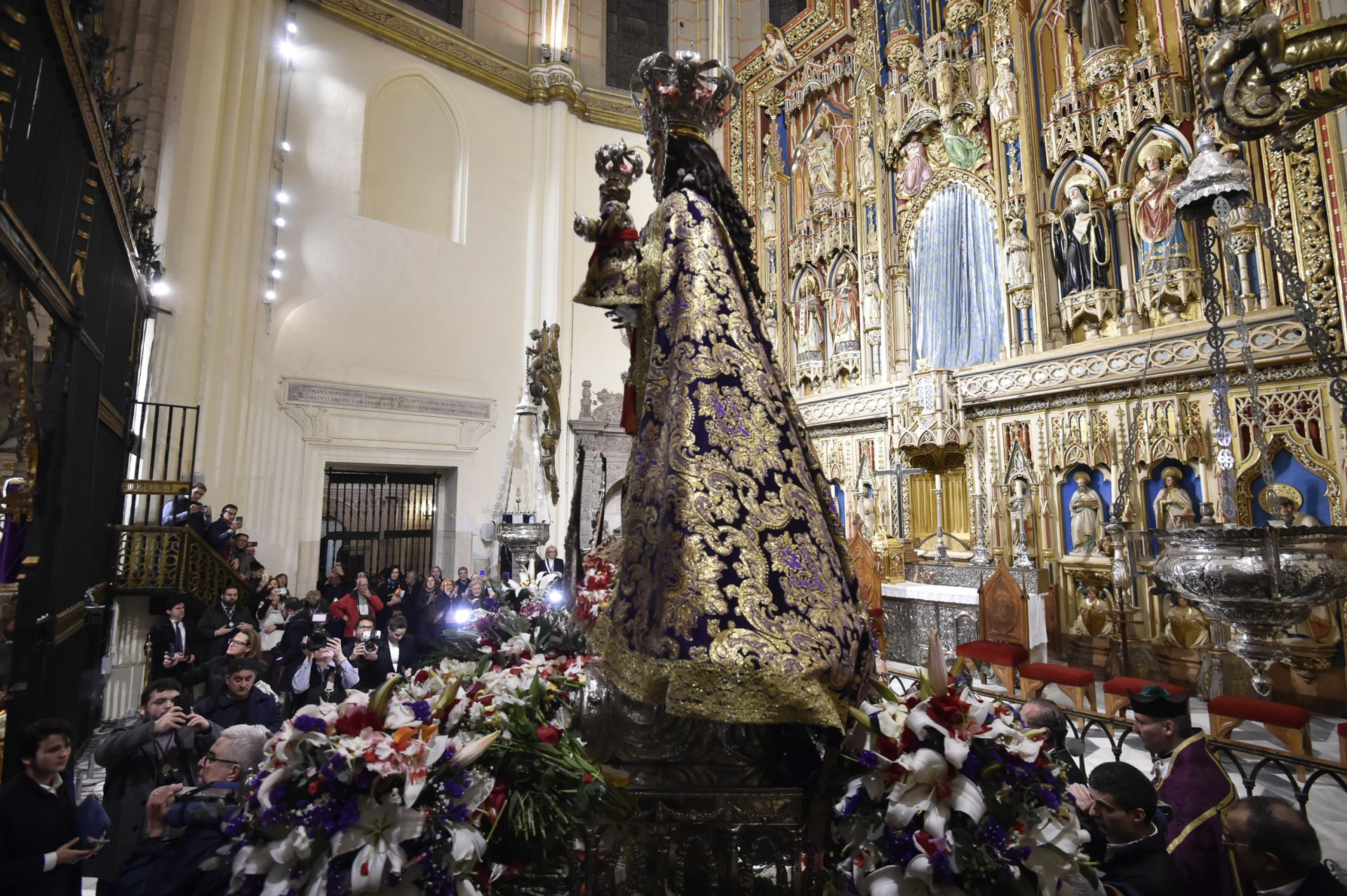 La bajada de la Virgen de la Fuensanta, en imágenes