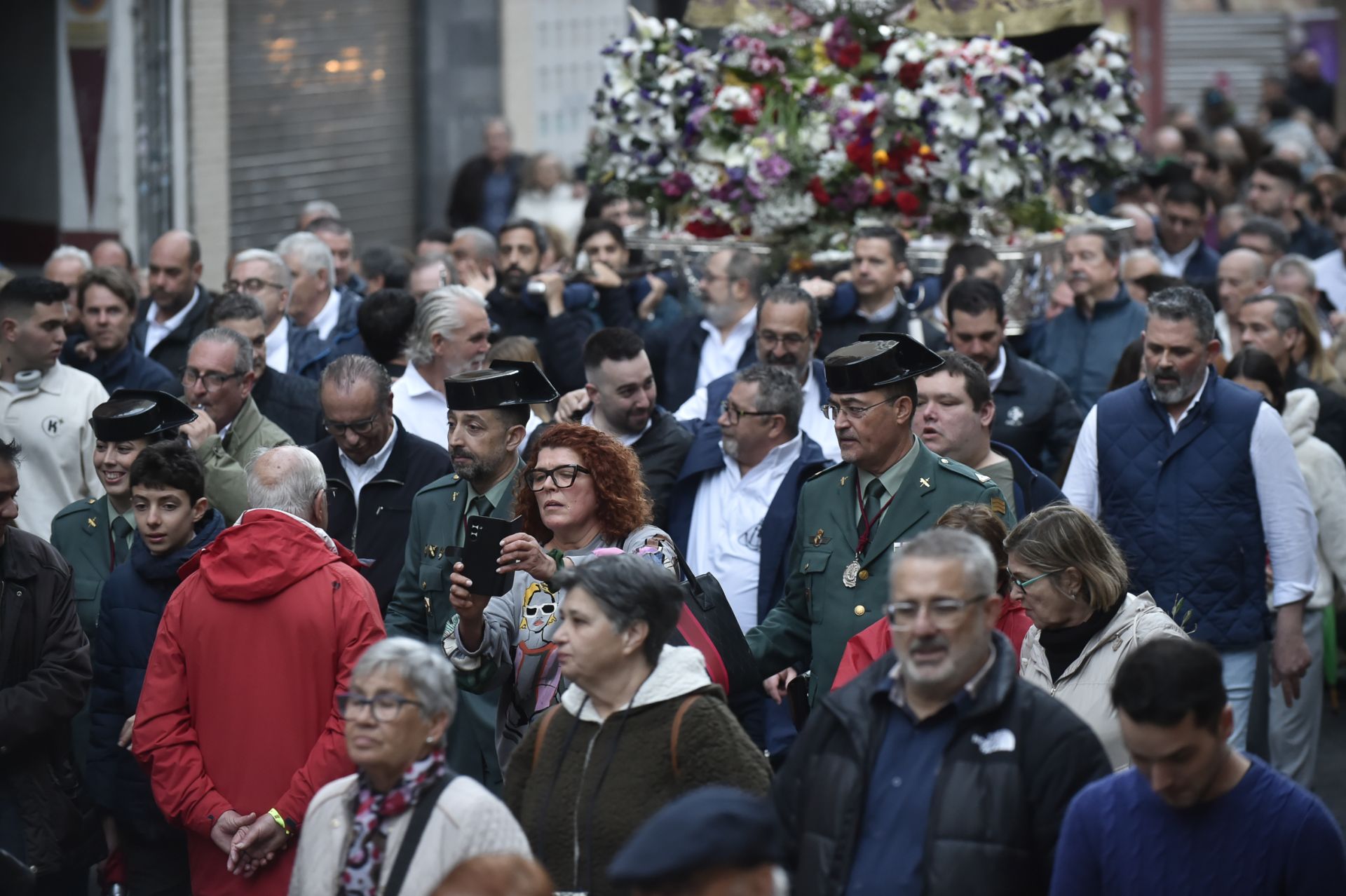 La bajada de la Virgen de la Fuensanta, en imágenes