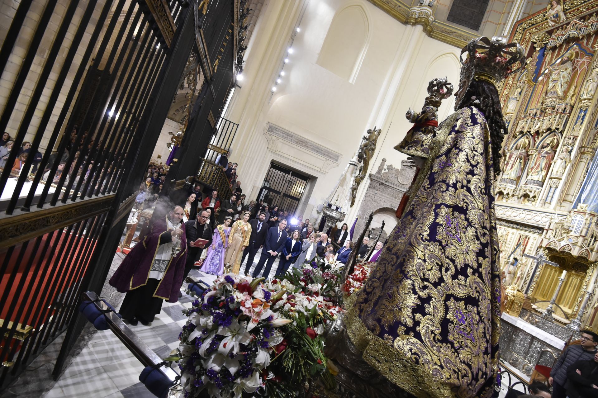 La bajada de la Virgen de la Fuensanta, en imágenes