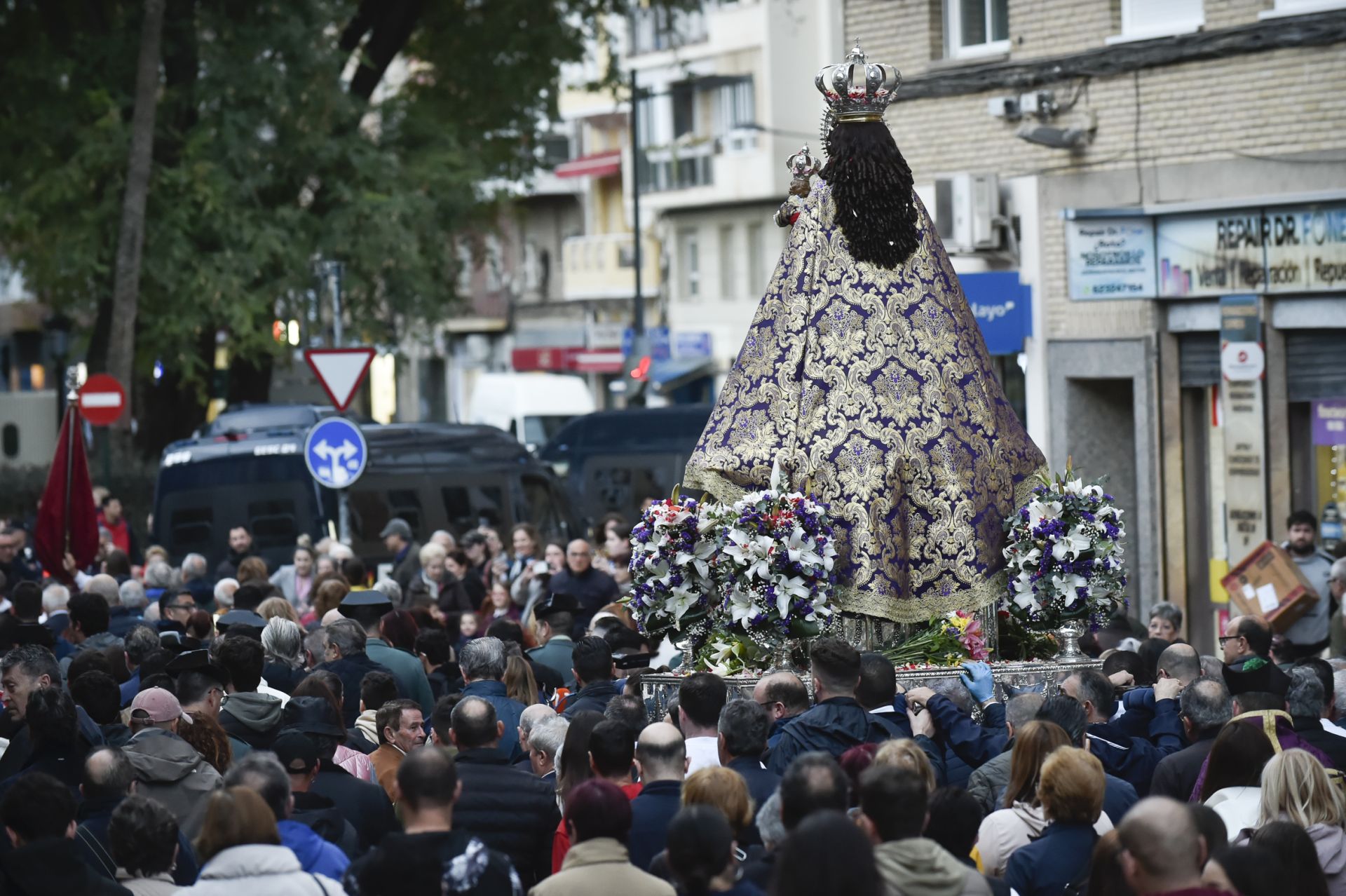 La bajada de la Virgen de la Fuensanta, en imágenes