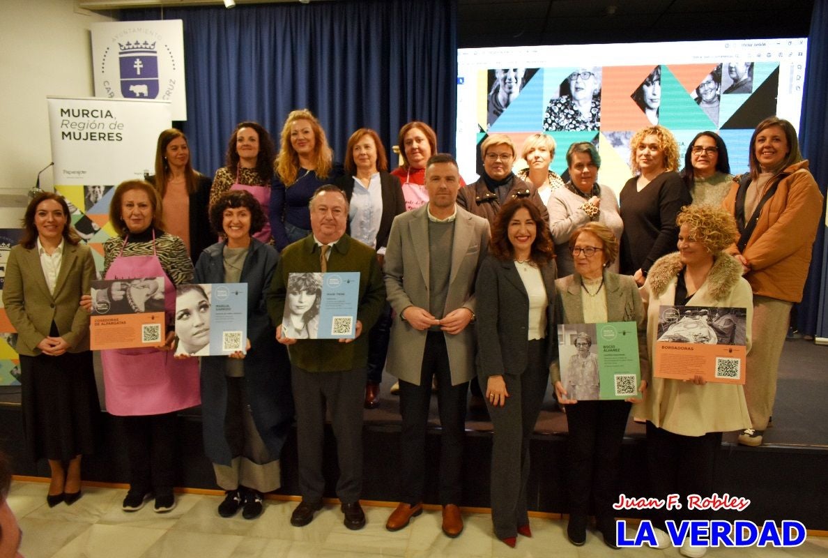 Murcia, Región de Mujeres&#039; resalta en Caravaca cinco trayectorias femeninas