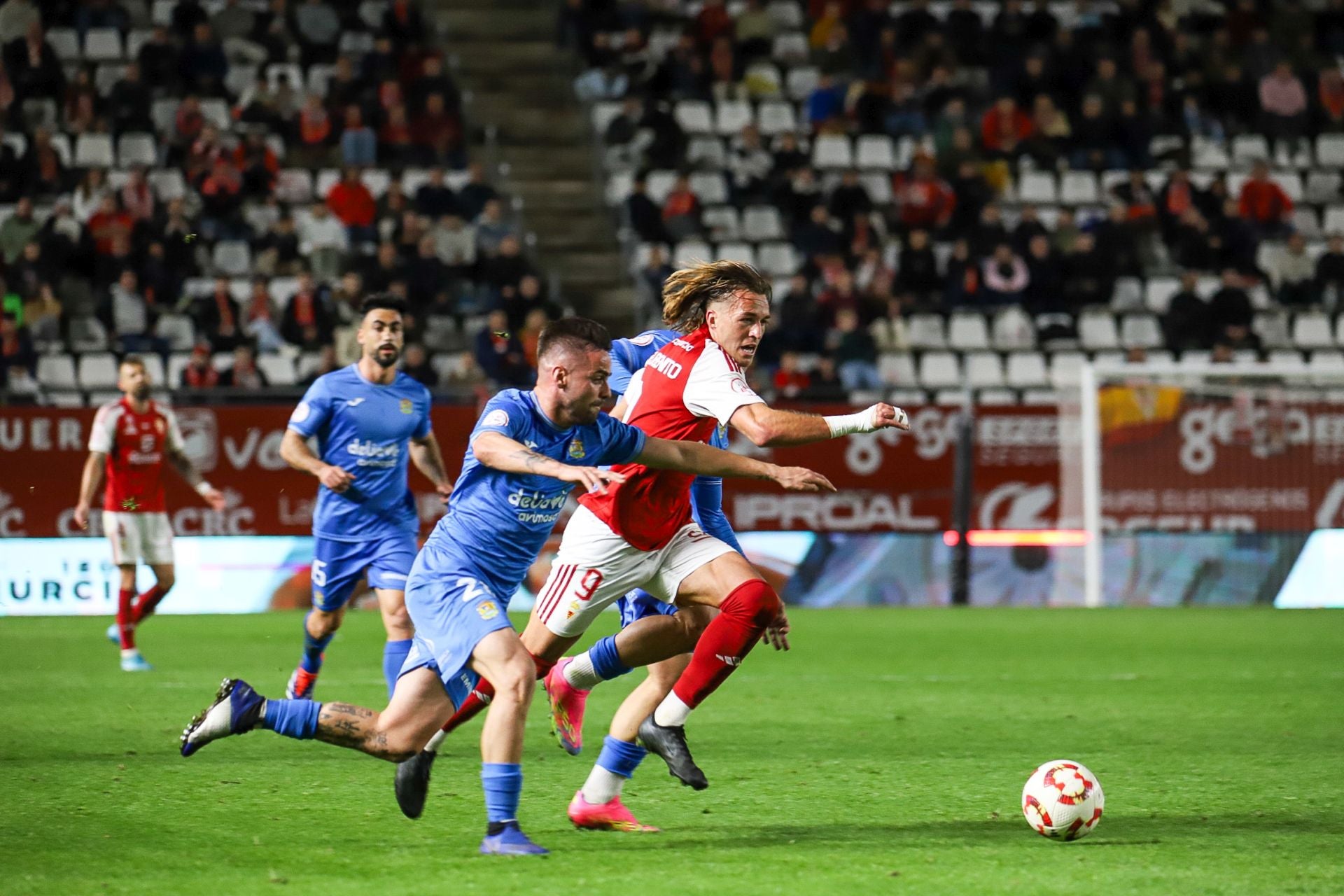 La victoria del Real Murcia frente al Fuenlabrada, en imágenes