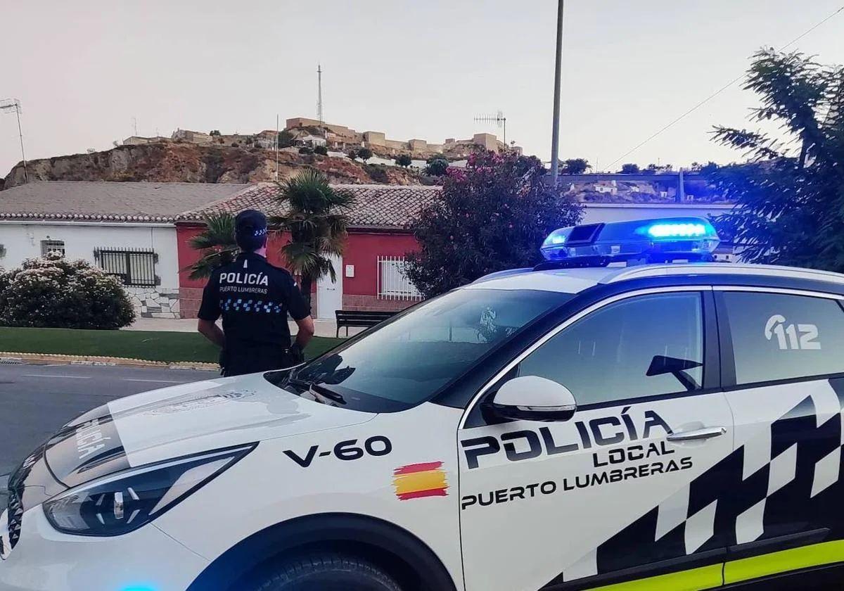 Agentes de la Policía Local de Puerto Lumbreras en una imagen de archivo.