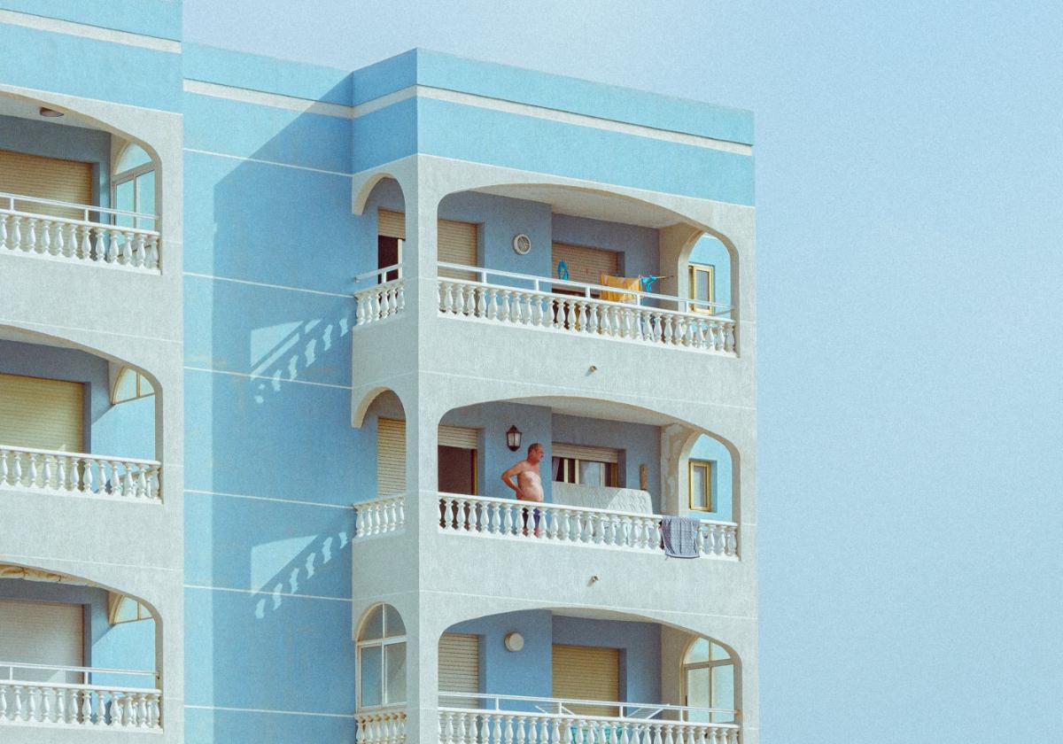 Instantánea del fotógrafo Alejandro Lorente que forma parte de la amplia muestra 'Manga larga. Cartografía del Mar Menor'.