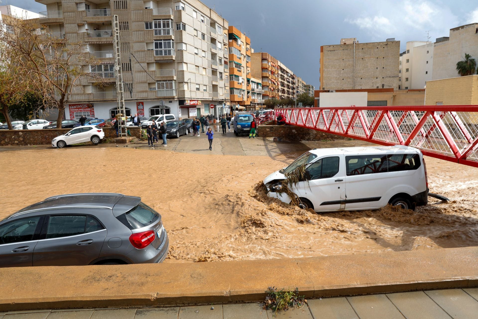 Las fuertes lluvias en Águilas, en imágenes