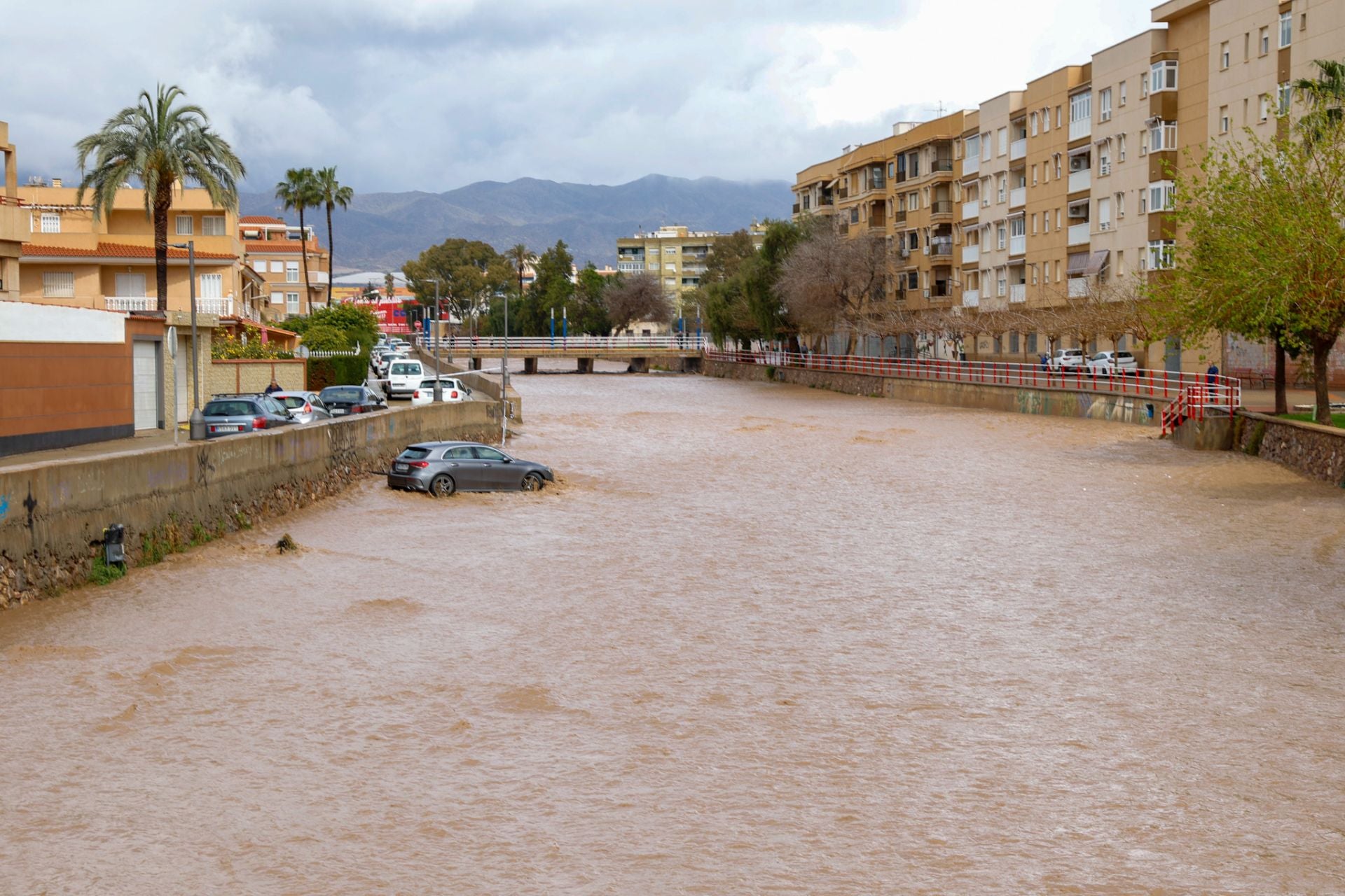 Las fuertes lluvias en Águilas, en imágenes