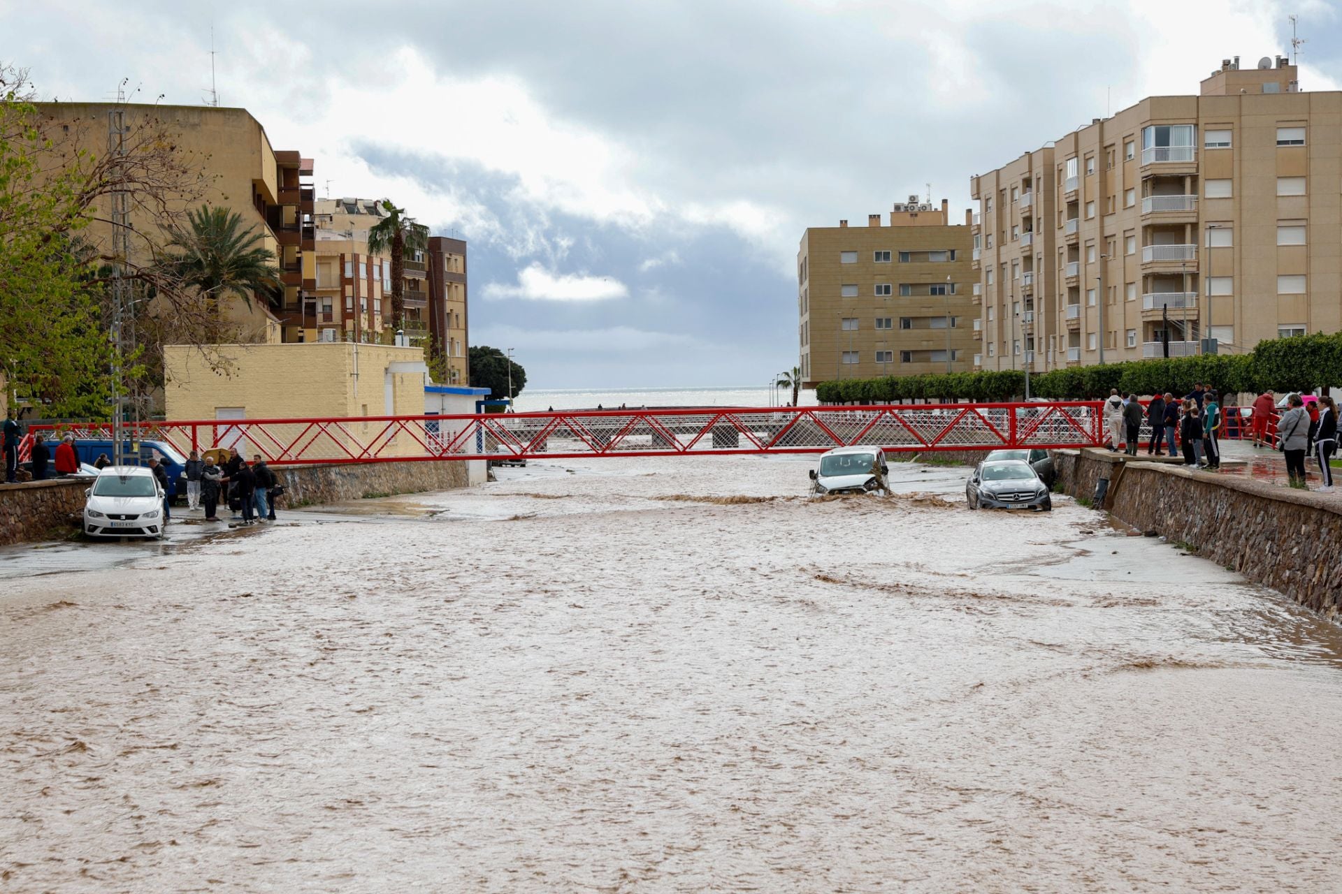 Las fuertes lluvias en Águilas, en imágenes