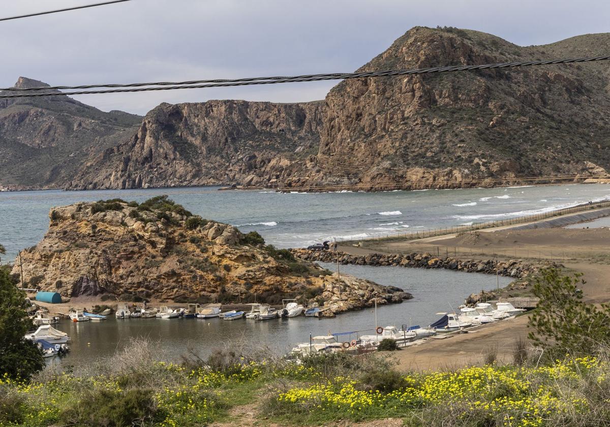 La situación actual de la bahía de Portmán.