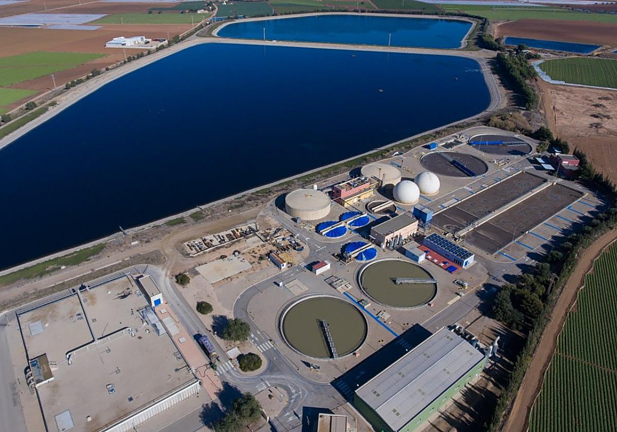 Vista aérea de la Ecofactoría de Cabezo Beaza en Cartagena.