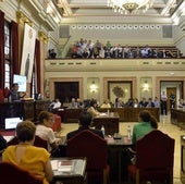 Imagen del debate sobre el estado del municipio celebrado en el año 2016.