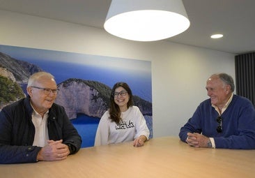 Antonio Murcia, Irene Lorente y Rafael Rosa, en Murcia, durante su conversación con LA VERDAD.
