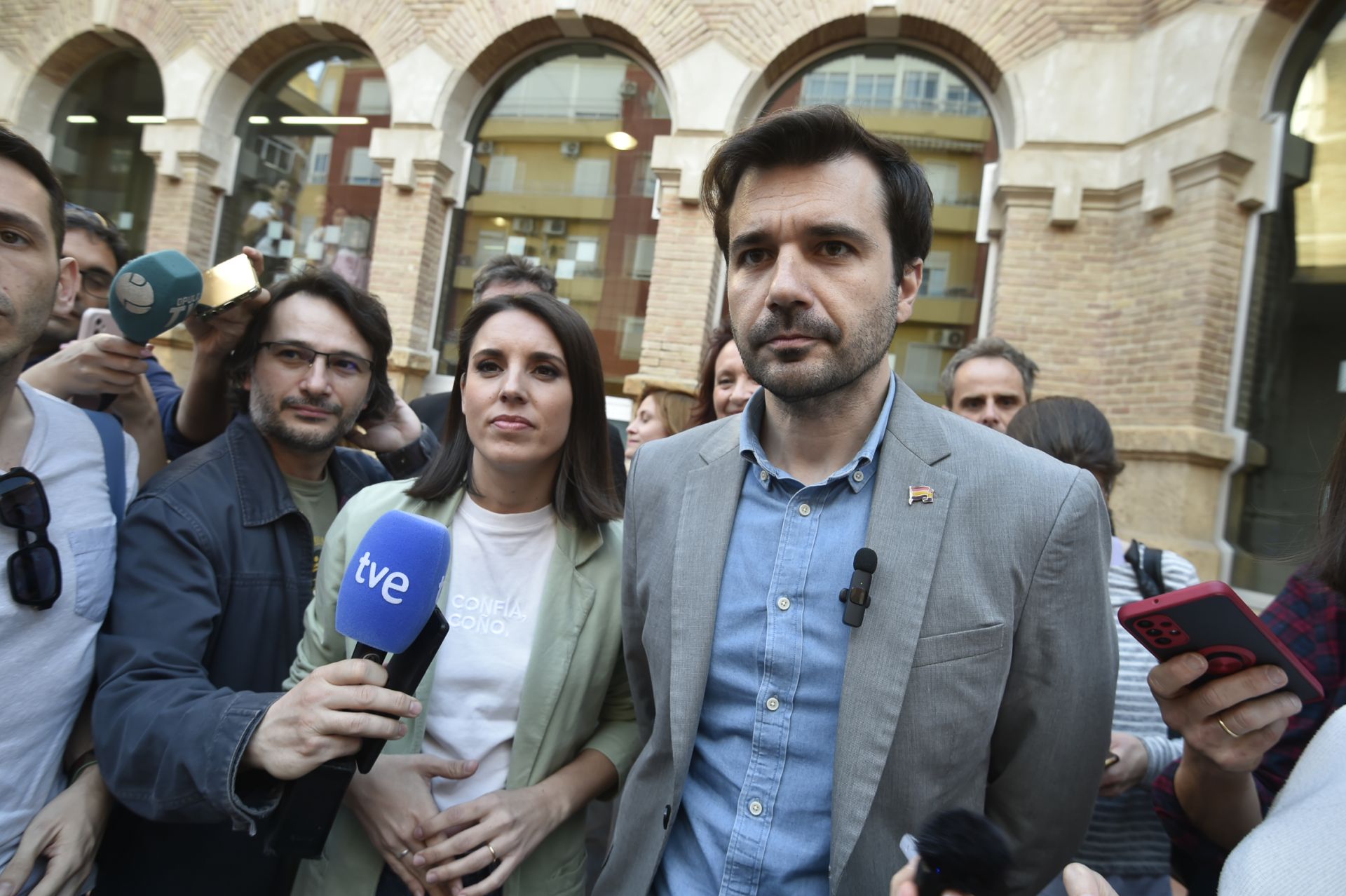 Las imágenes de Irene Montero en Murcia