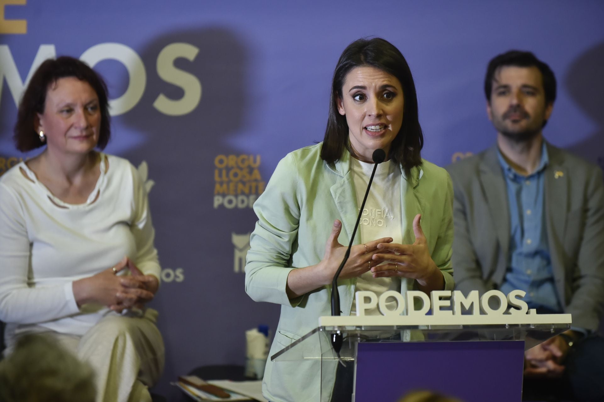 Las imágenes de Irene Montero en Murcia