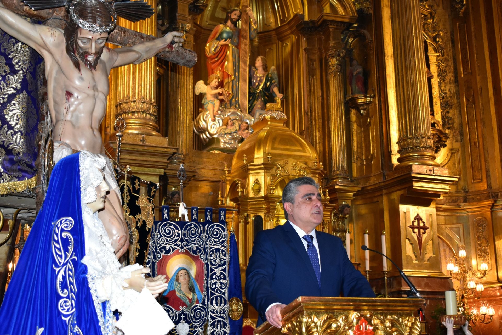Sánchez Alarte pregonó la Semana Santa de Caravaca con una catequesis sobre la Pasión, Muerte y Resurreción