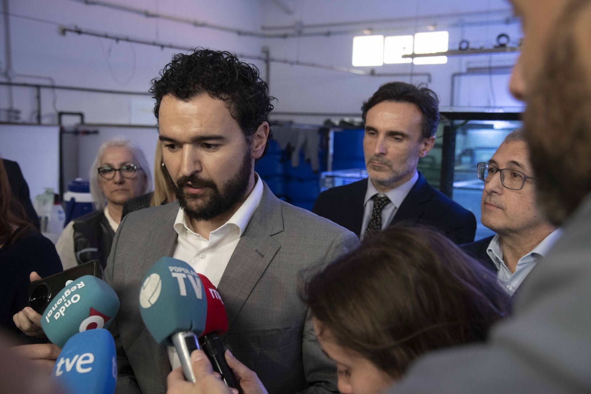 La manifestación con motivo de la reunión para la regeneración de la bahía de Portmán, en imágenes