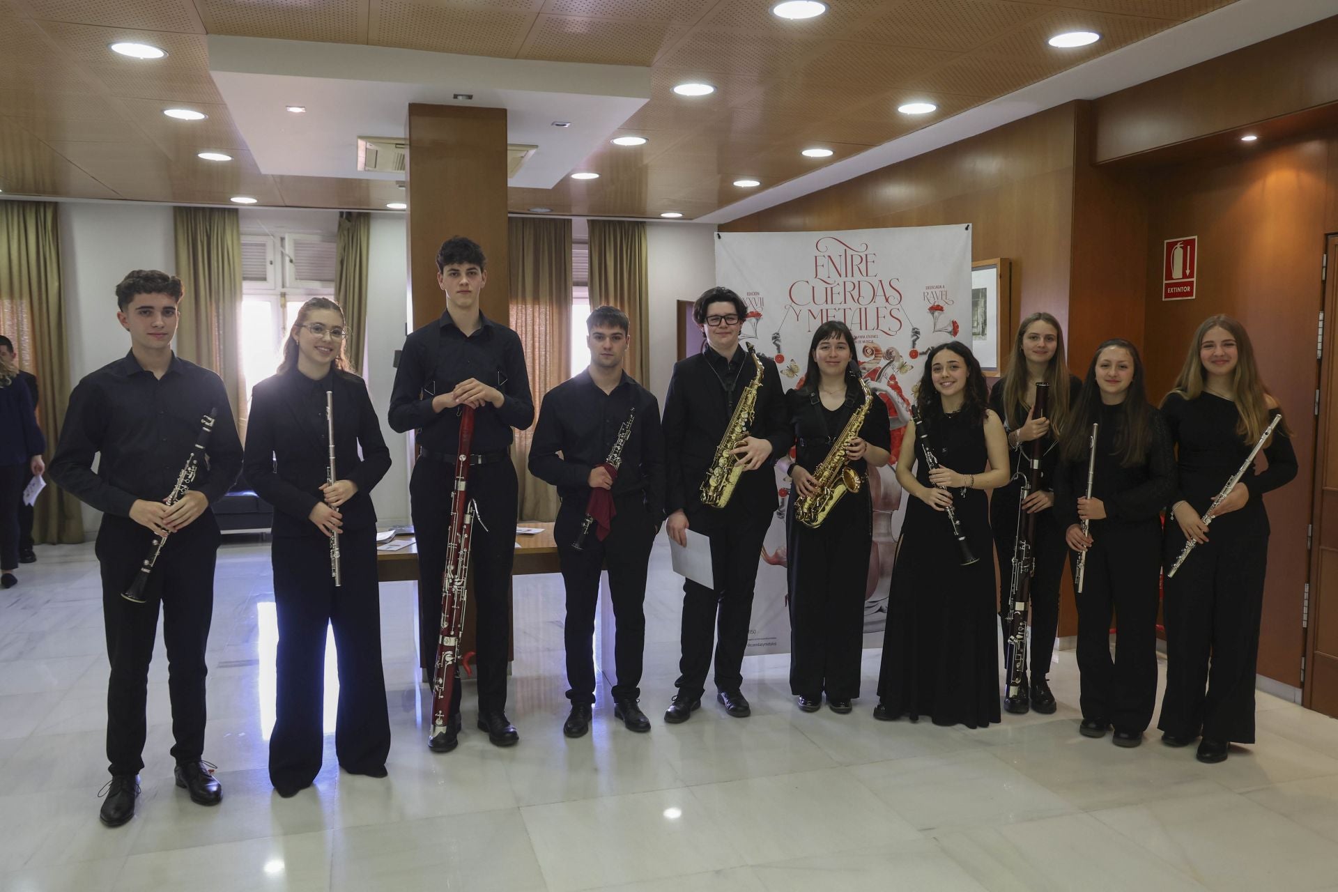 Los aspirantes al Concurso de Música Clásica para Jóvenes Intérpretes de la Región de Murcia