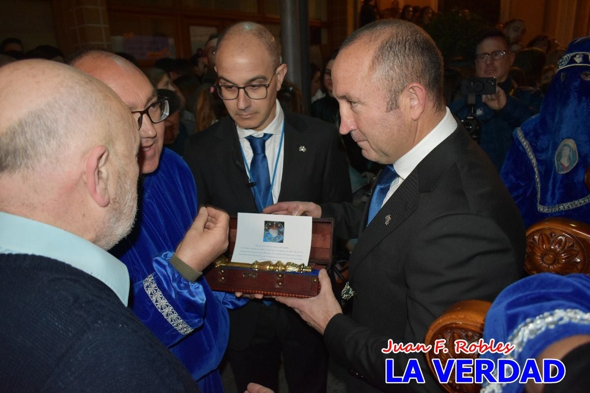 «Noche azul y de encuentros» para celebrar el Viernes de Dolores en Caravaca de la Cruz