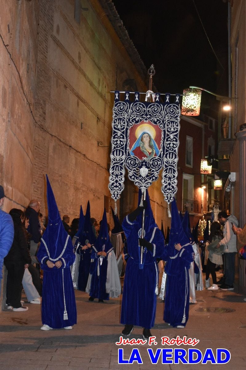 «Noche azul y de encuentros» para celebrar el Viernes de Dolores en Caravaca de la Cruz