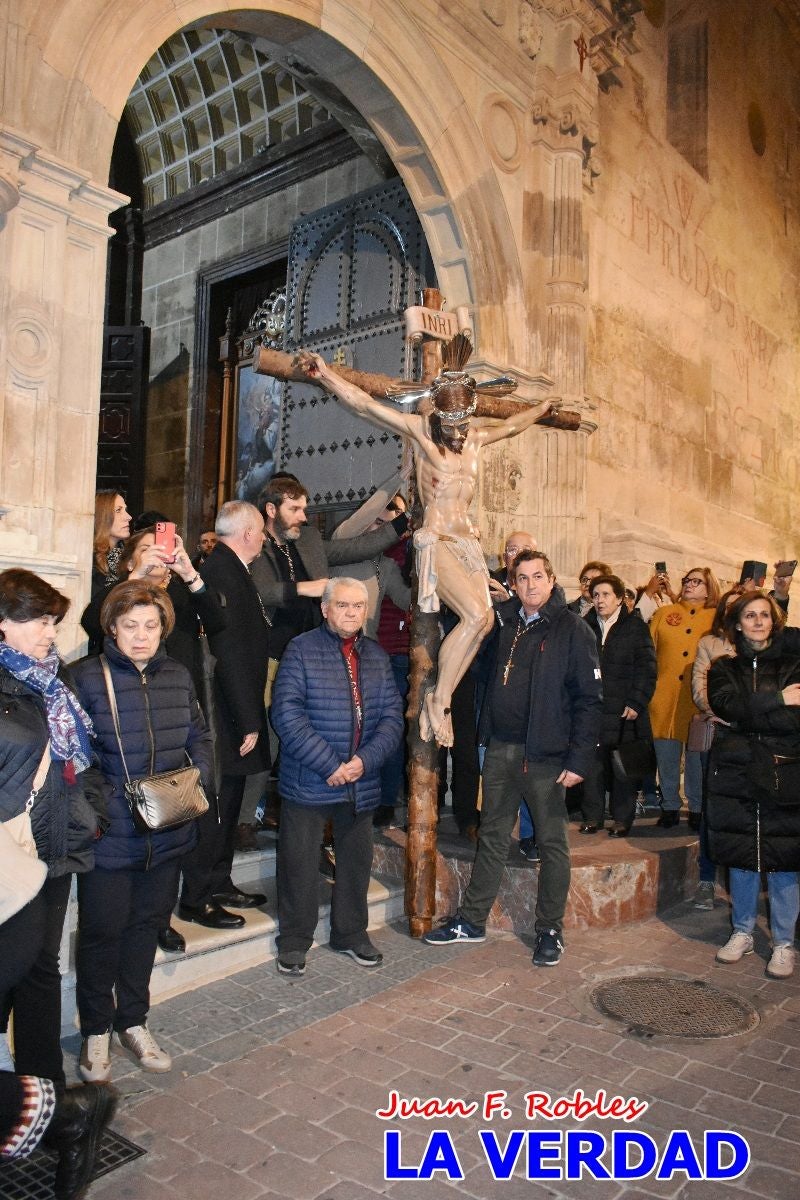 «Noche azul y de encuentros» para celebrar el Viernes de Dolores en Caravaca de la Cruz