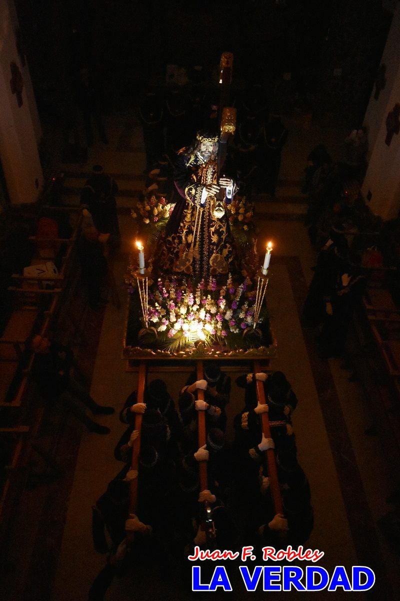 «Noche azul y de encuentros» para celebrar el Viernes de Dolores en Caravaca de la Cruz