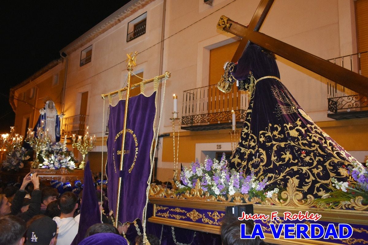 «Noche azul y de encuentros» para celebrar el Viernes de Dolores en Caravaca de la Cruz