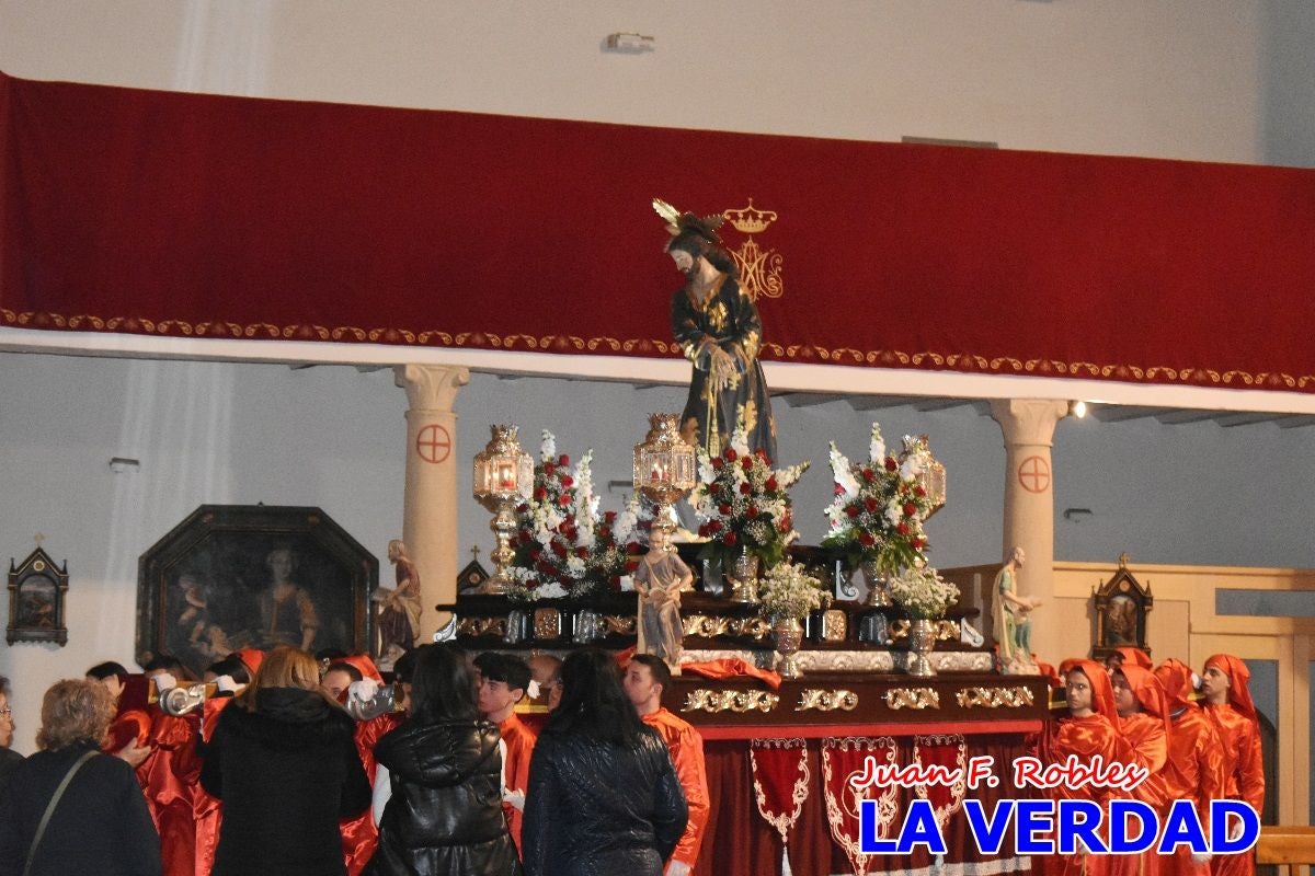 «Noche azul y de encuentros» para celebrar el Viernes de Dolores en Caravaca de la Cruz