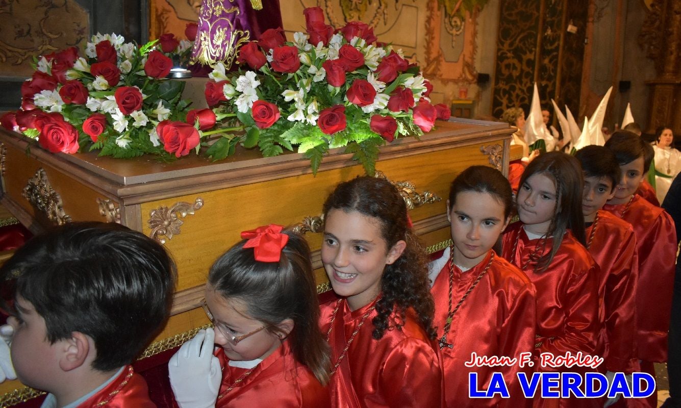 Savia nueva nazarena para la noche de Lunes Santo en Caravaca de la Cruz