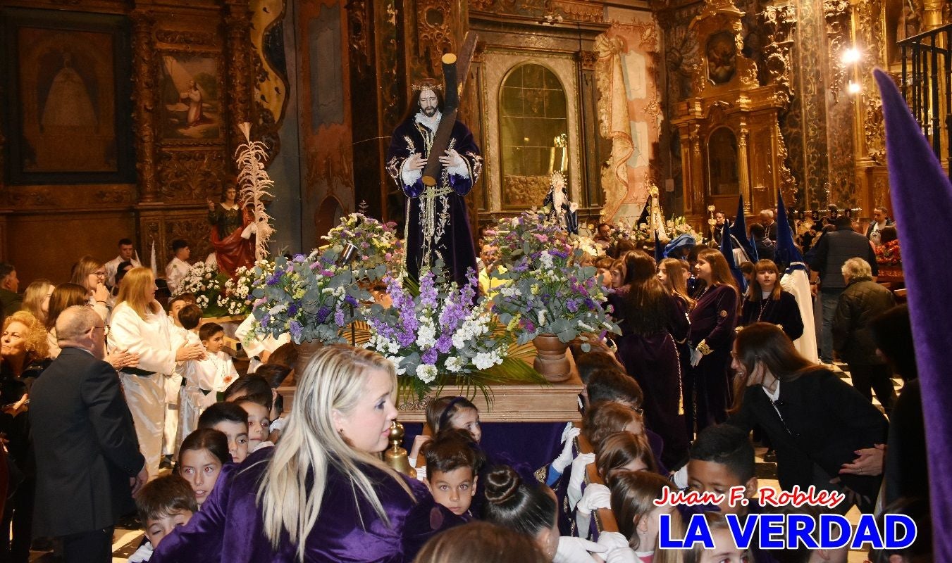 Savia nueva nazarena para la noche de Lunes Santo en Caravaca de la Cruz