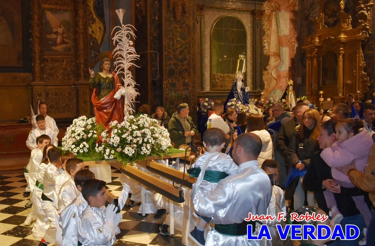 Savia nueva nazarena para la noche de Lunes Santo en Caravaca de la Cruz