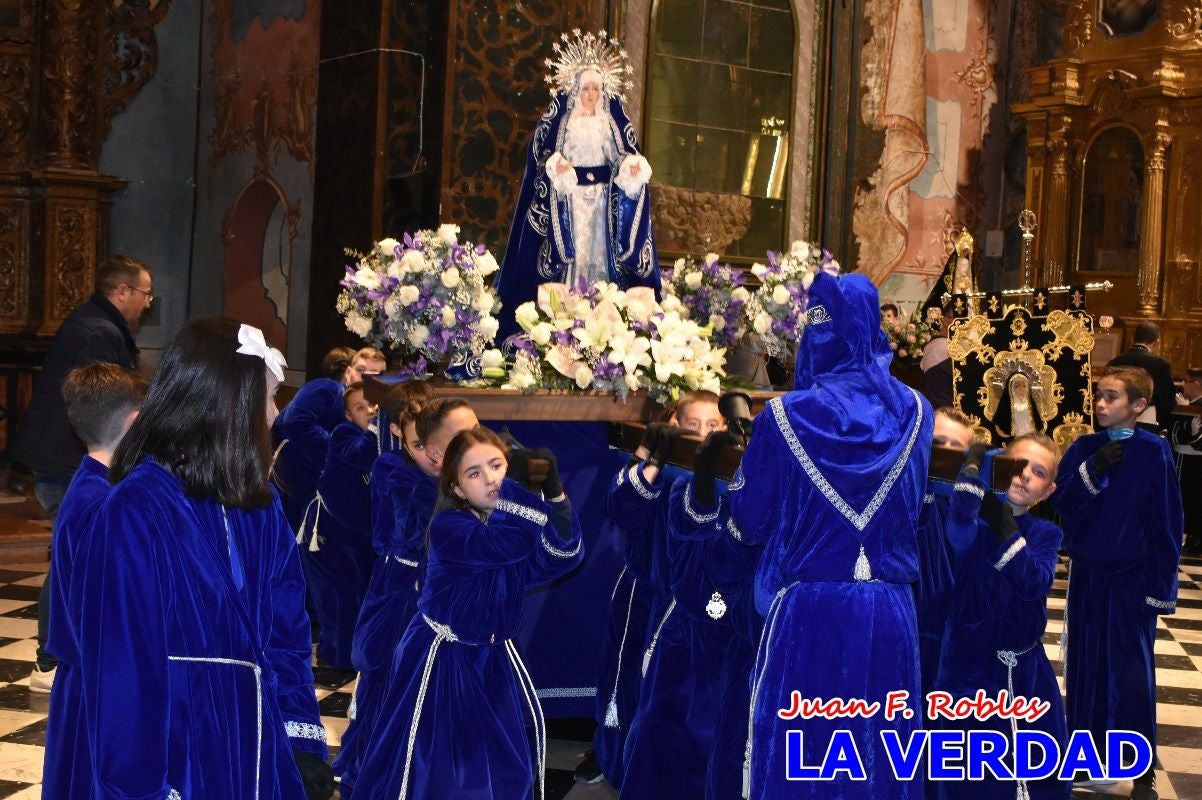Savia nueva nazarena para la noche de Lunes Santo en Caravaca de la Cruz
