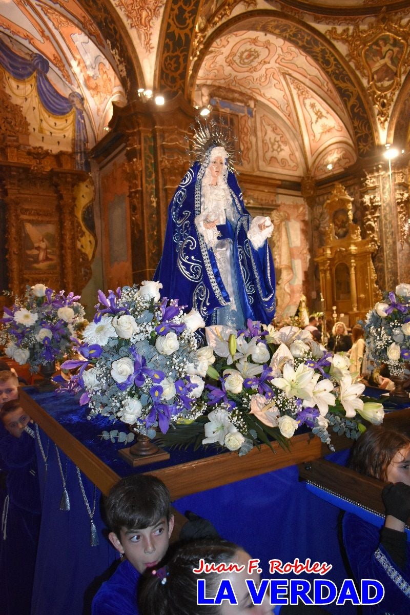 Savia nueva nazarena para la noche de Lunes Santo en Caravaca de la Cruz