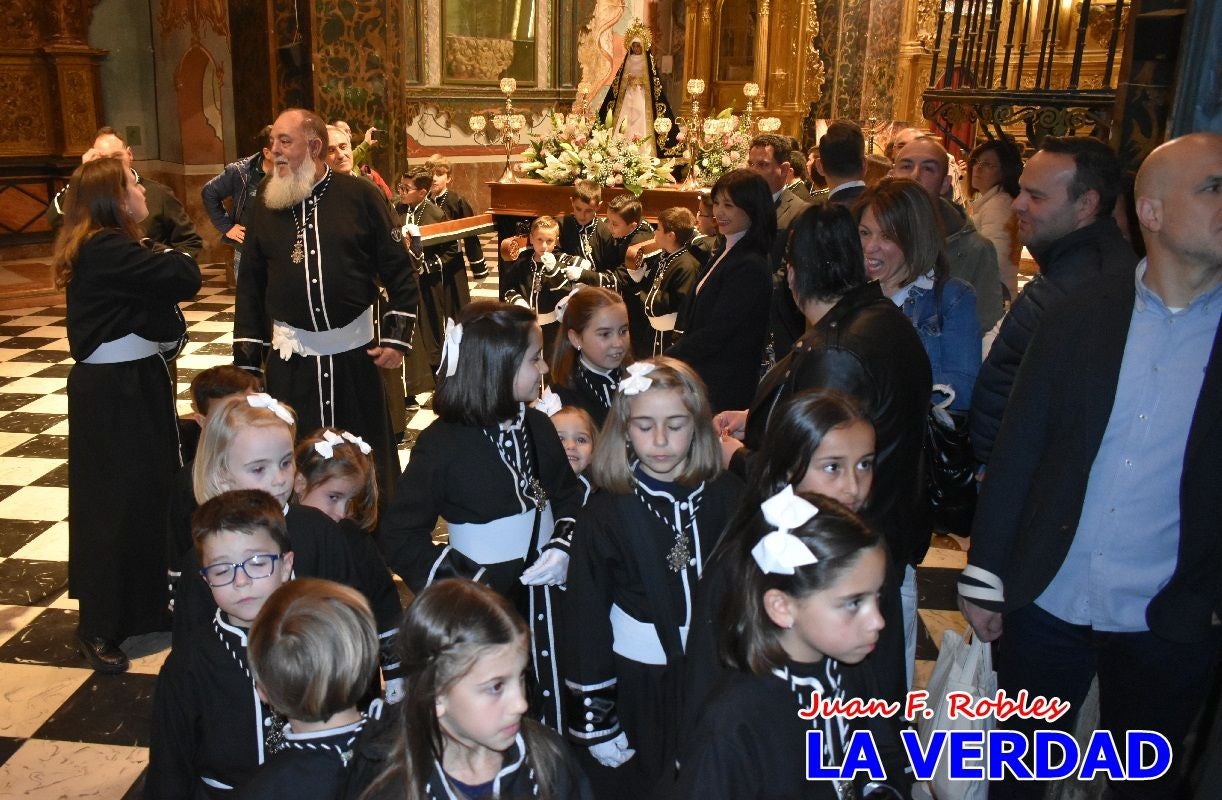 Savia nueva nazarena para la noche de Lunes Santo en Caravaca de la Cruz