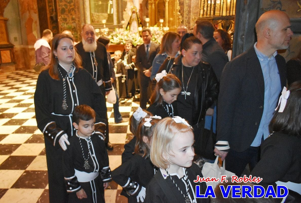 Savia nueva nazarena para la noche de Lunes Santo en Caravaca de la Cruz