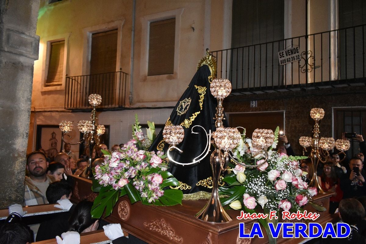 Savia nueva nazarena para la noche de Lunes Santo en Caravaca de la Cruz