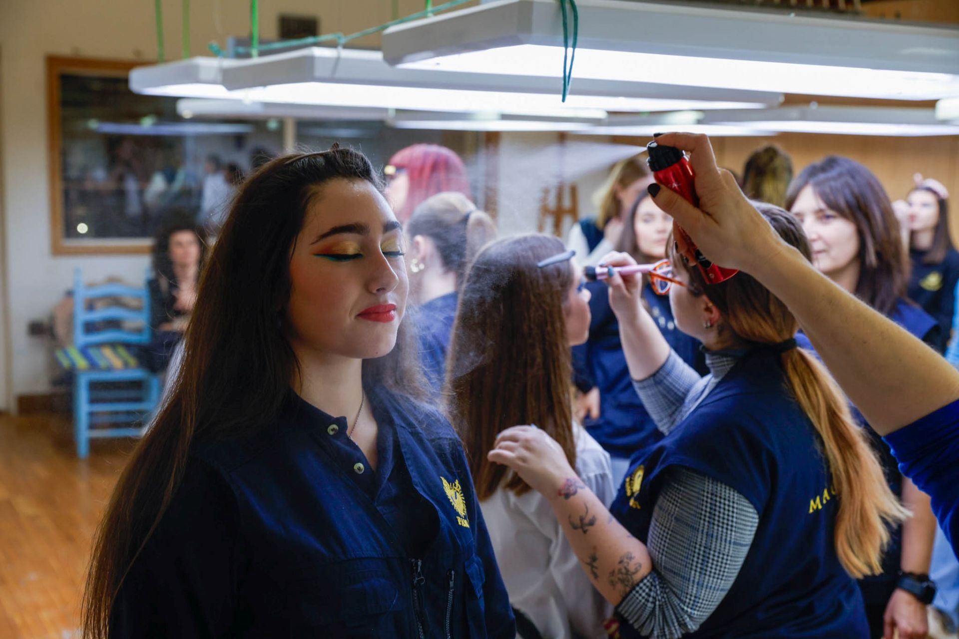 Las imágenes de los preparativos para el Domingo de Ramos en Lorca