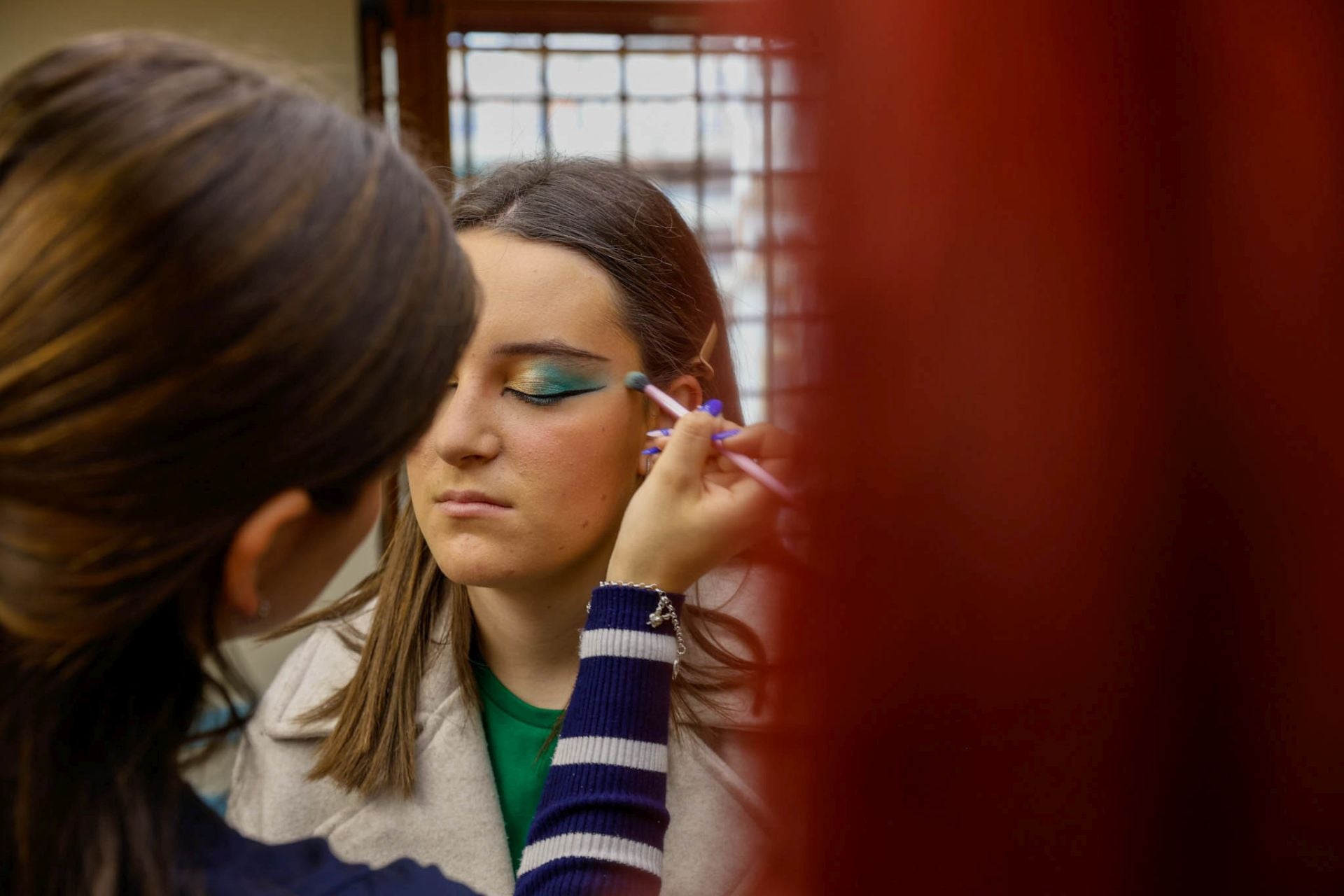 Las imágenes de los preparativos para el Domingo de Ramos en Lorca