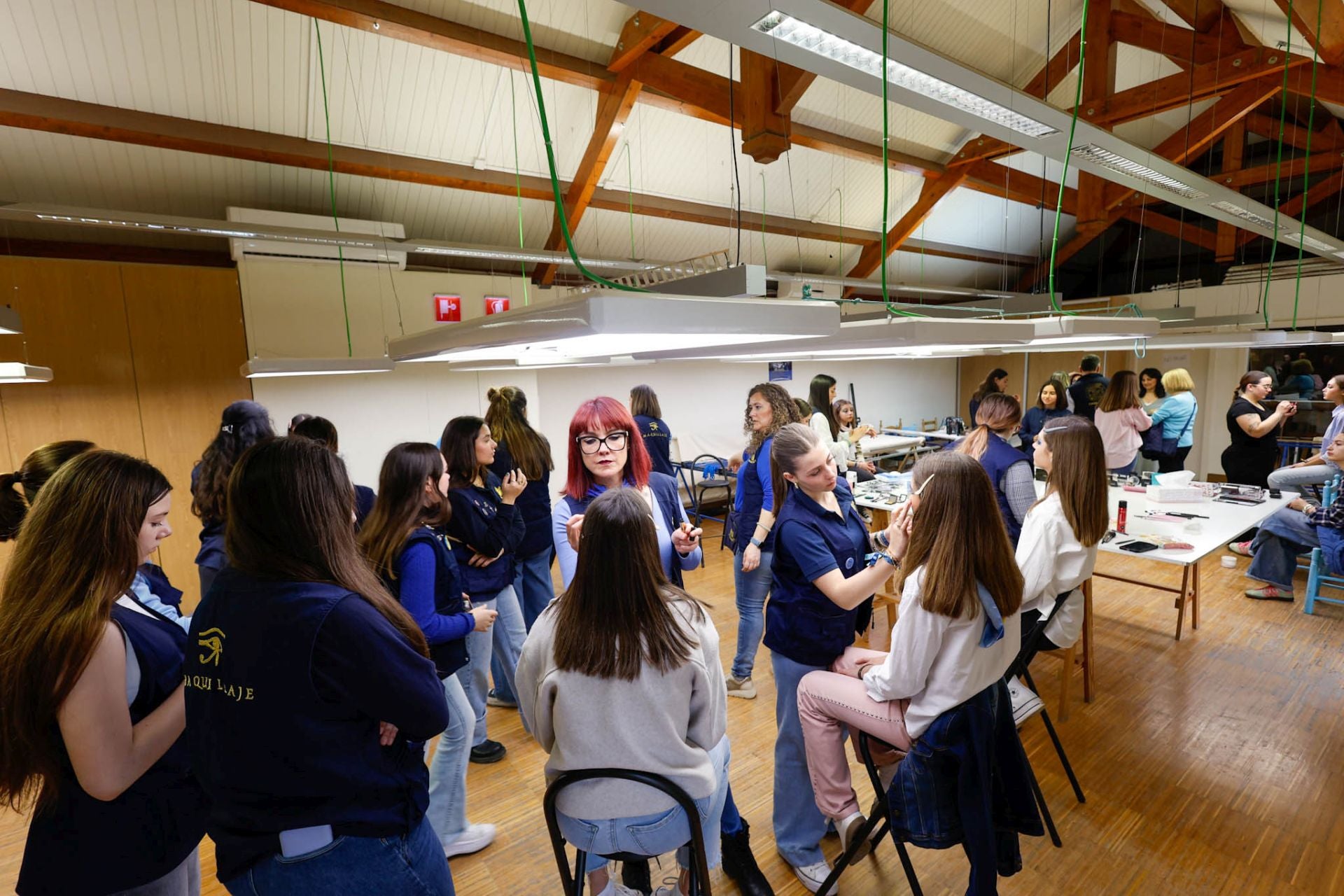 Las imágenes de los preparativos para el Domingo de Ramos en Lorca