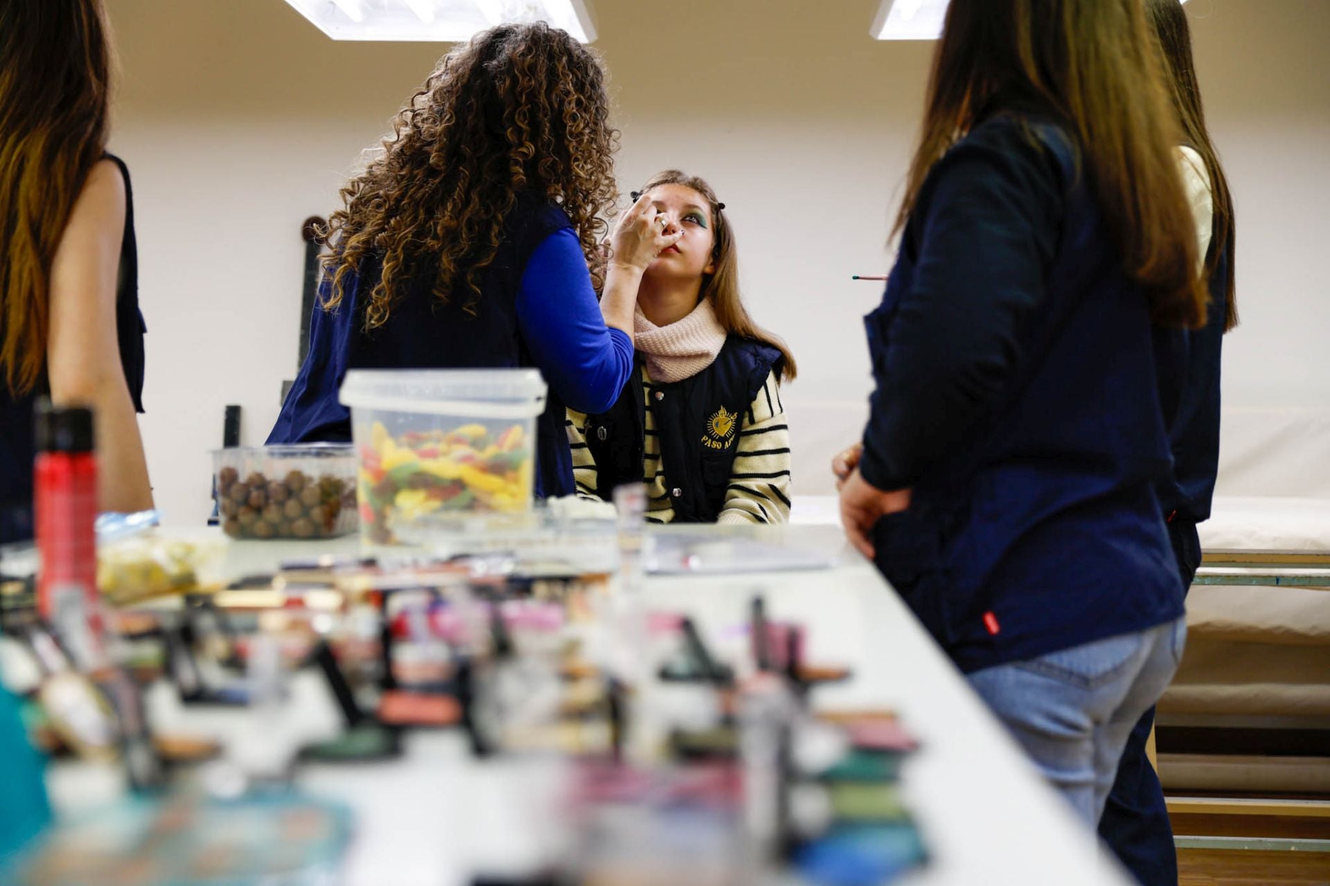 Las imágenes de los preparativos para el Domingo de Ramos en Lorca