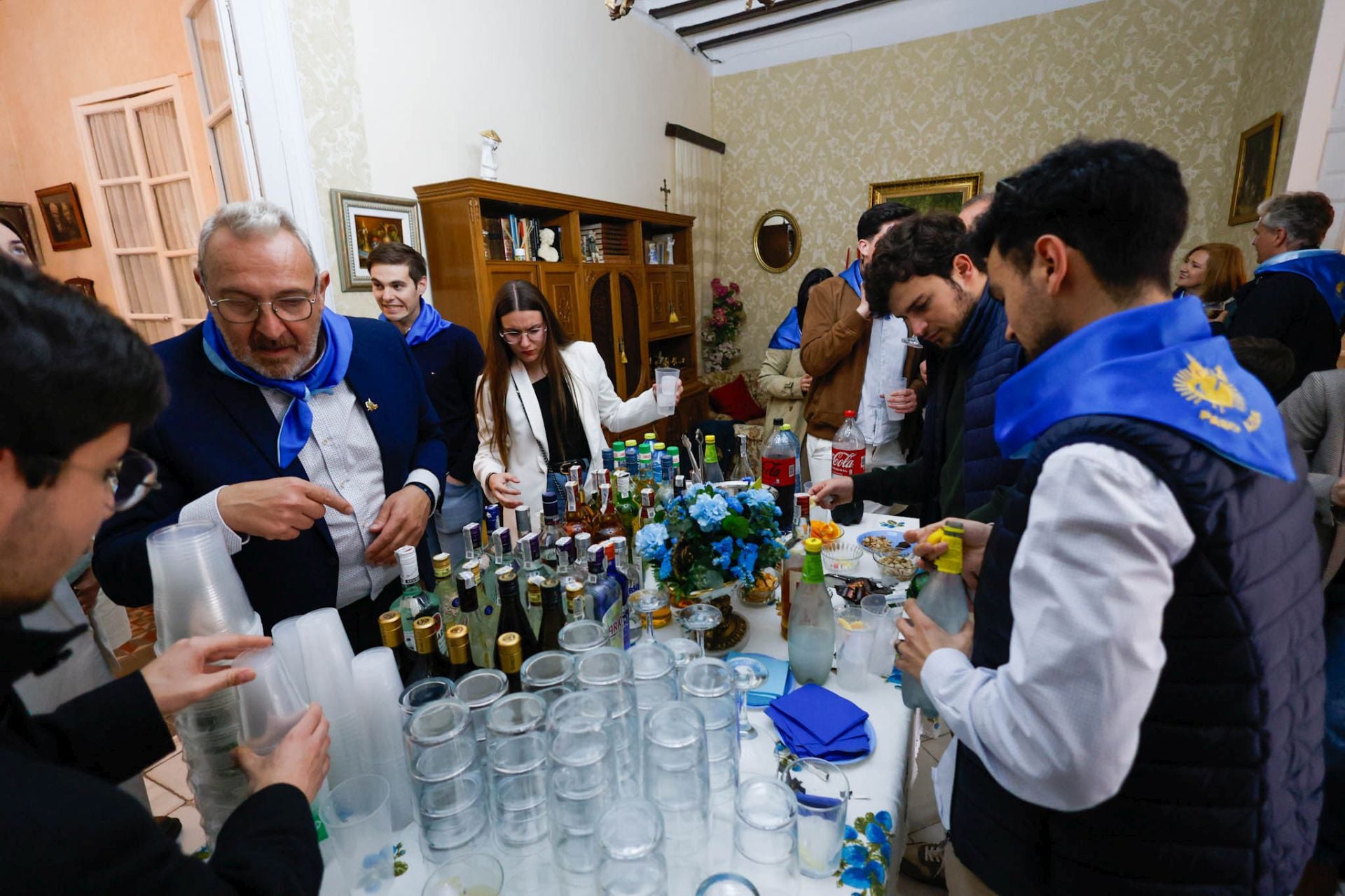 Las imágenes de los preparativos para el Domingo de Ramos en Lorca