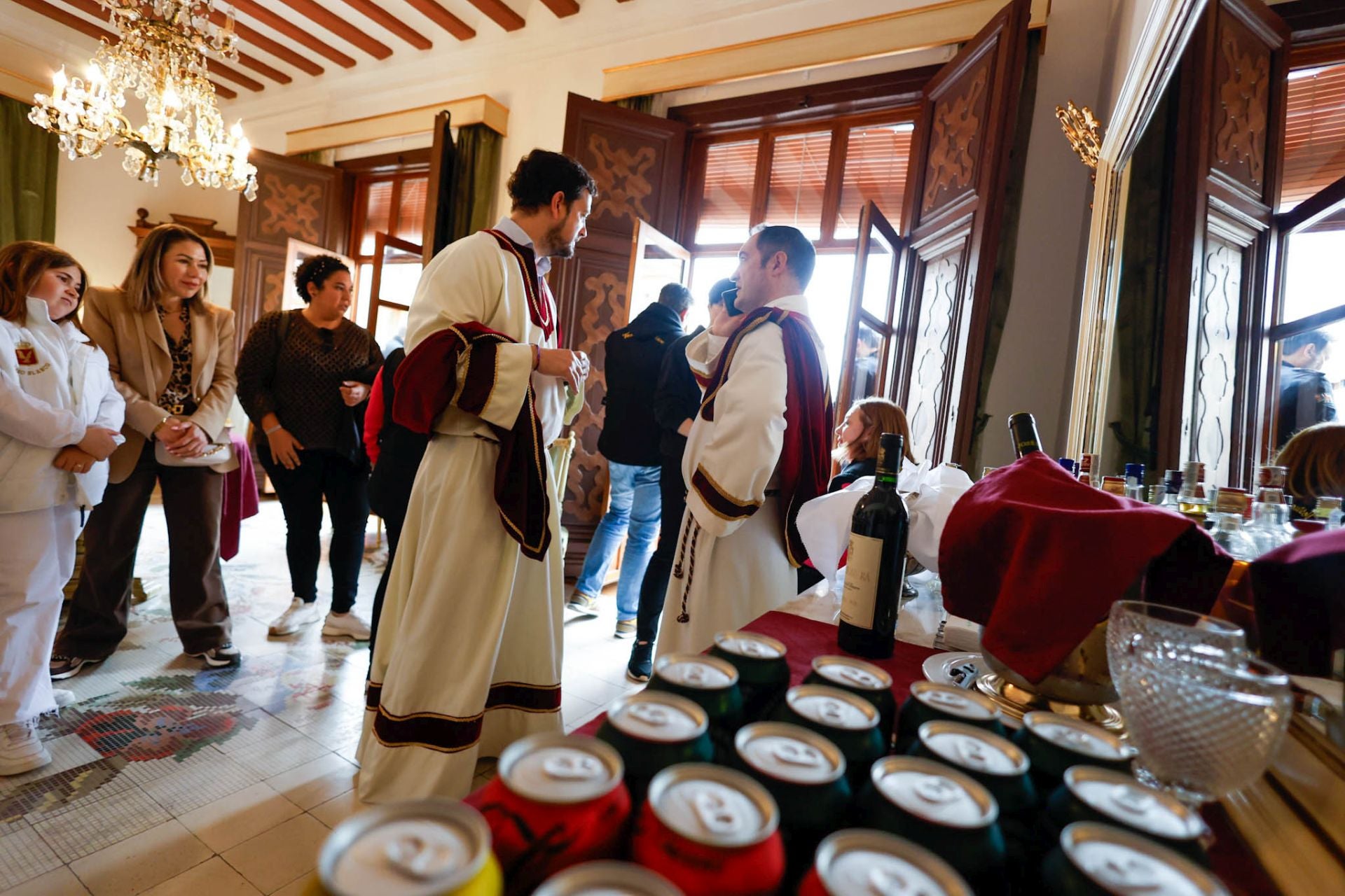 Las imágenes de los preparativos para el Domingo de Ramos en Lorca