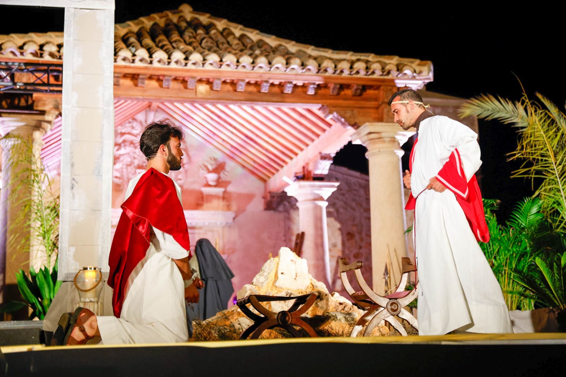 Las imágenes del vía crucis viviente de Lorca
