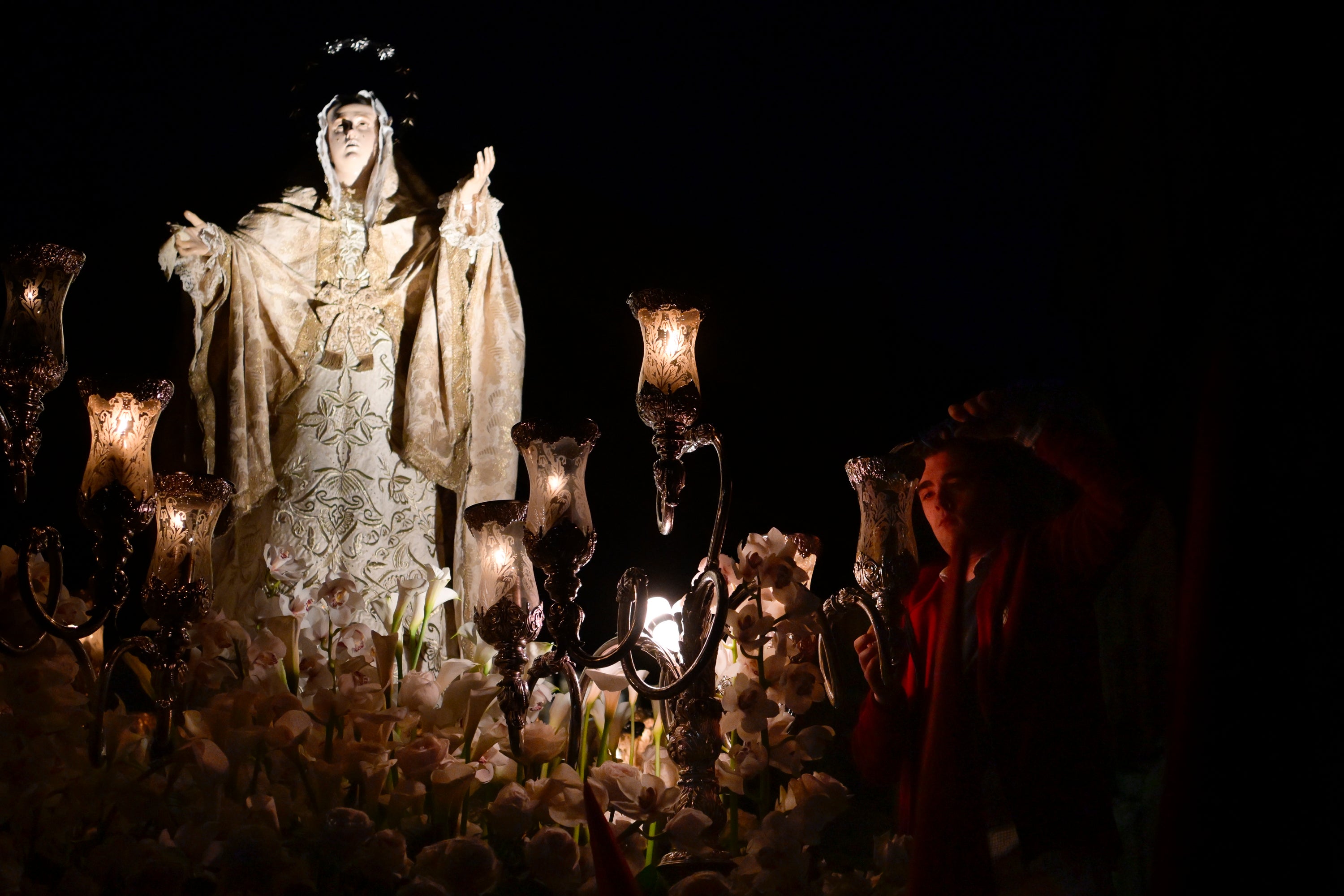 La procesión del Cristo de la Salud el Martes Santo en Murcia